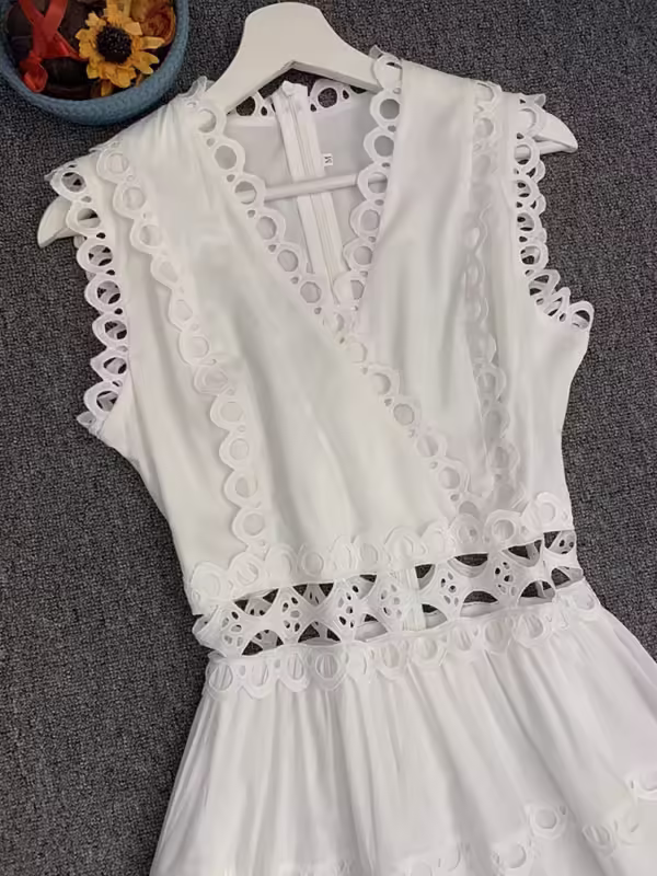Robe dentelle champêtre chic – Image 4